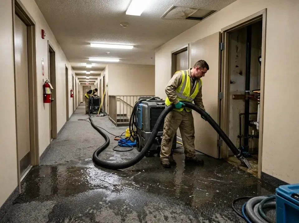 multi-unit-apartment-hallway-f-005 — frequently asked questions, Emergency Burst Pipe Water Extraction & Removal in Green Co…